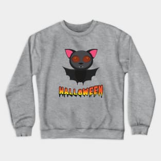 HALLOWEEN Vampire Bat Crewneck Sweatshirt